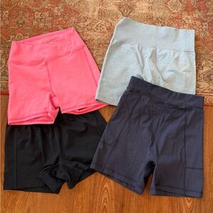 BUNDLE! - Women's Multi-Color Athletic & Bike Shorts Collection